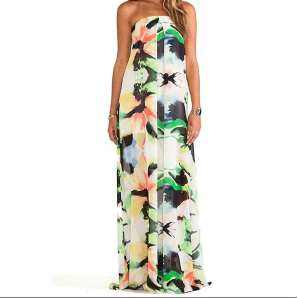 Show Me Your Mumu Watercolor Serena Maxi Dress